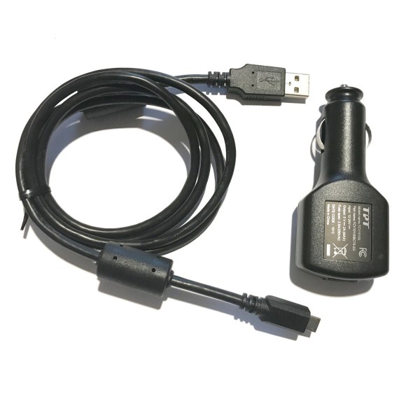 Car charger cable f. TomTom PRO 8375